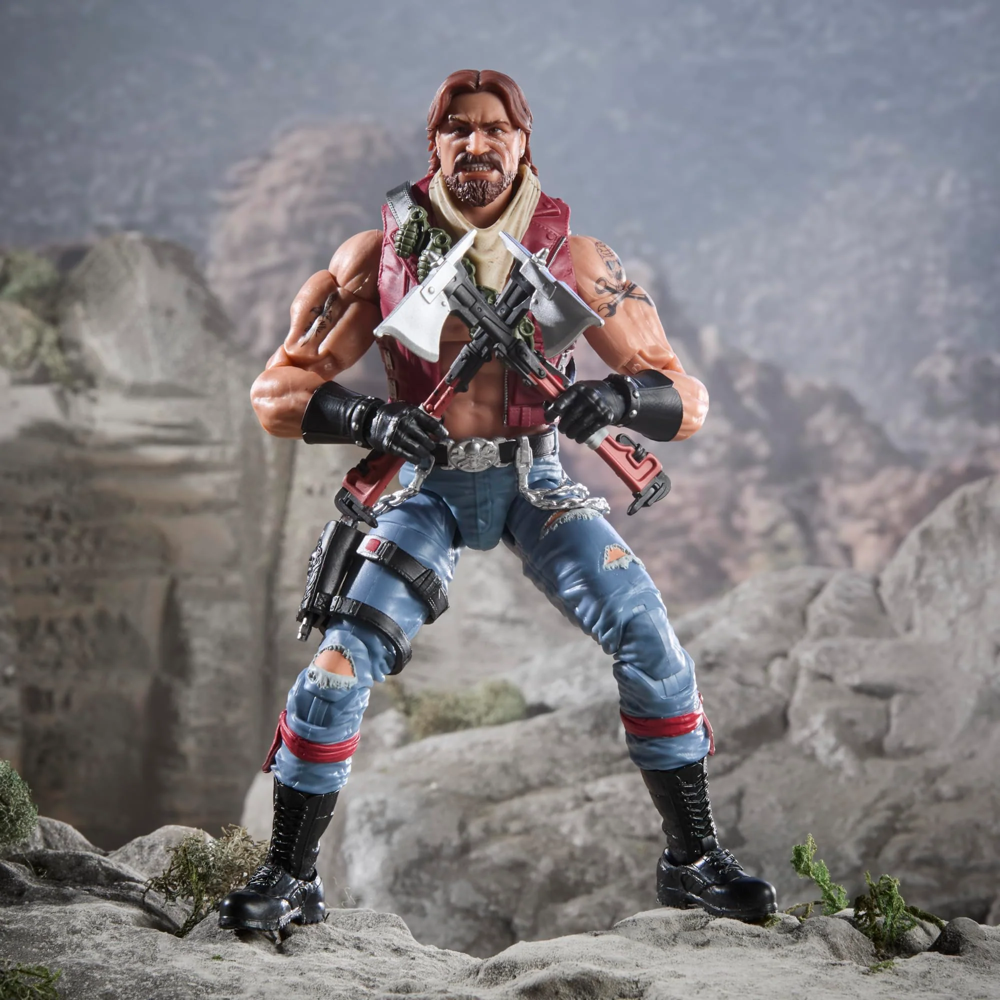 G.I. Joe Classified Series #167, Dreadnok Monkeywrench, Collectible 6 Inch Action Figure with 10 Accessories - Image 13