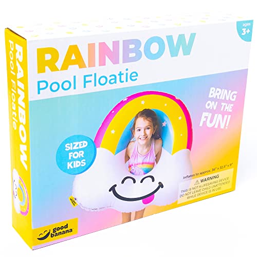 Good Banana: Rainbow Pool Floatie - Kids Inflatable, Pool & Water Toy - Image 4
