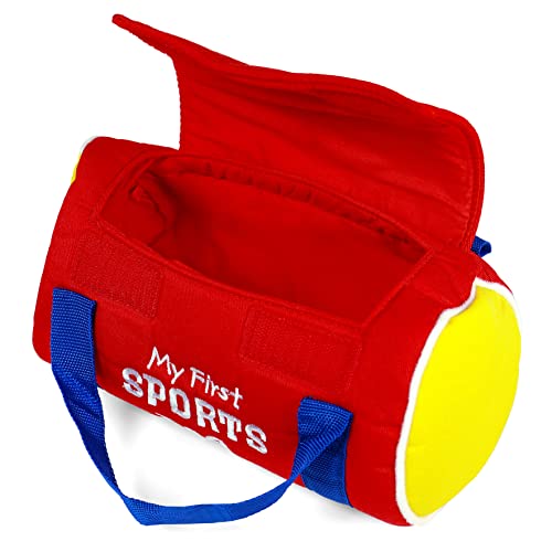 GUND Baby My First Sports Bag Stuffed Plush Playset, 5 Piece, 8" - Image 2