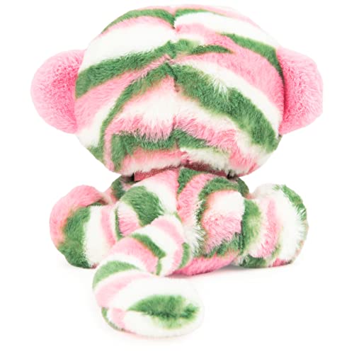 GUND P.Lushes Designer Fashion Pets Olivia Moss Monkey Premium Stuffed Animal Soft Plush, Green and Pink, 6” - Image 4