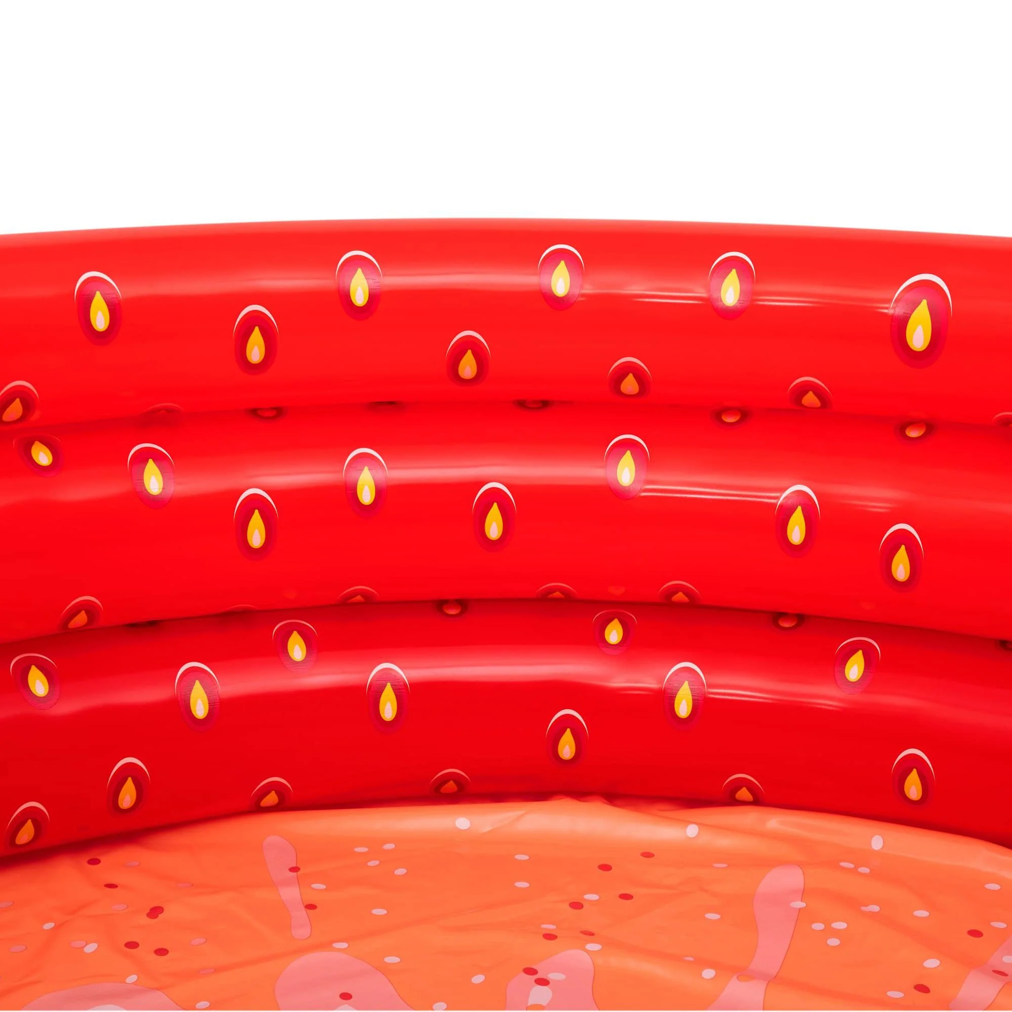 H2OGO! Bestway Sweet Strawberry Pool - 66" x H15 - Inflatable 3-Ring Play Pool, Kids,103 Gallon, Ages 2+ - Image 3