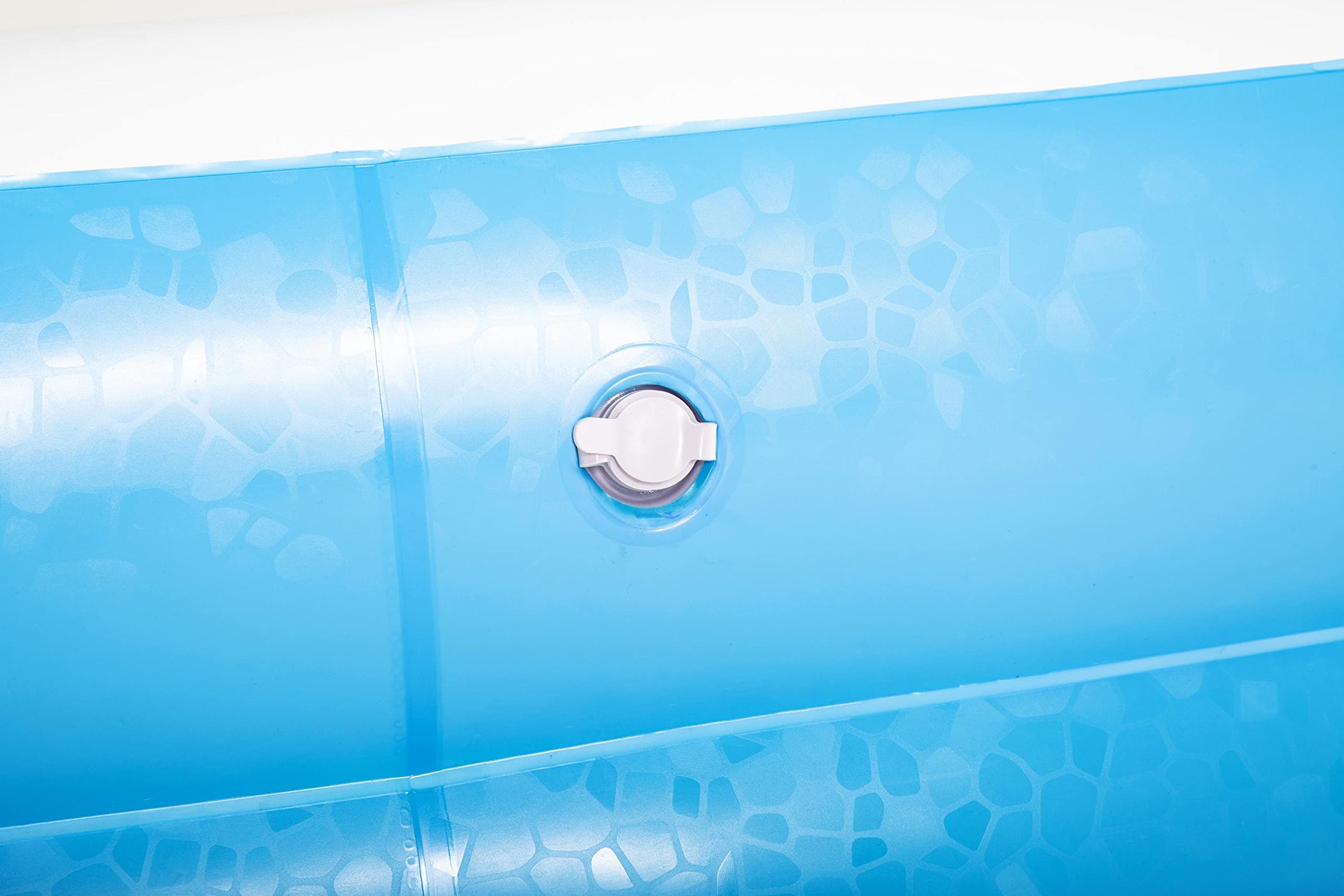 H2OGO! Blue Rectangular 8'6" Inflatable Family Pool | Perfect for Kids, Ages 6+ - Image 4