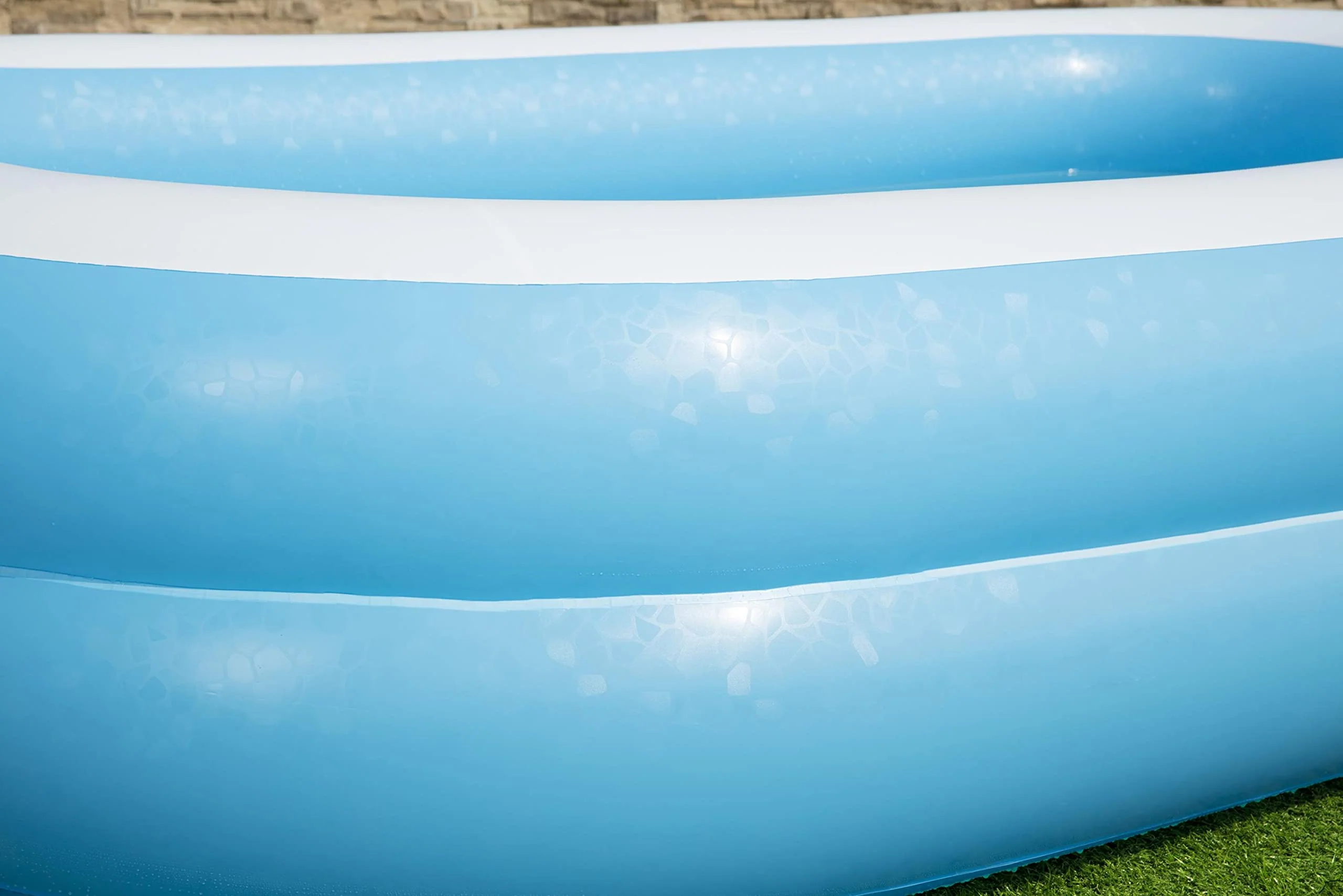 H2OGO! Blue Rectangular 8'6" Inflatable Family Pool | Perfect for Kids, Ages 6+ - Image 5