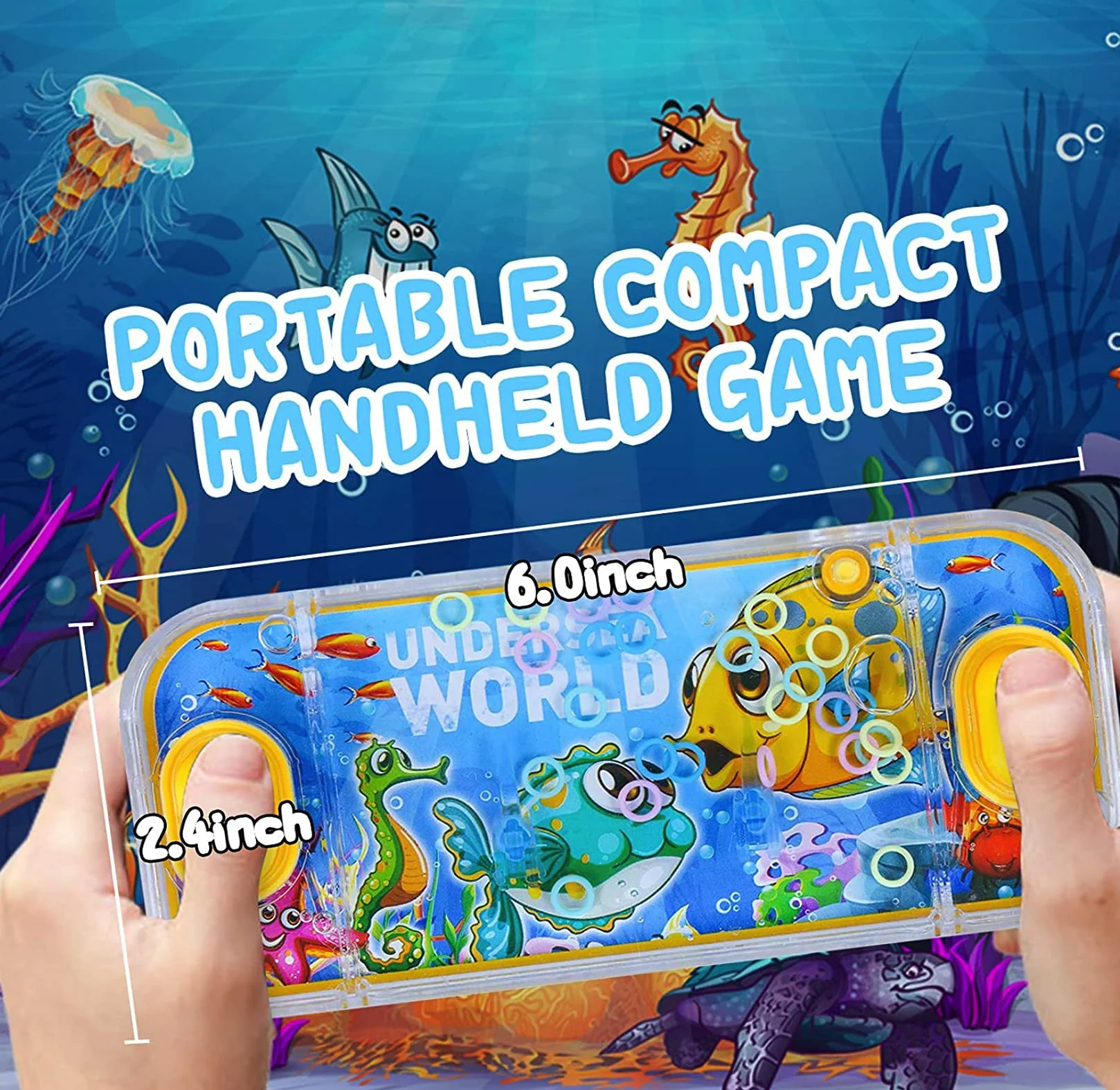 Handheld Undersea World Ring Toss Water Game - Image 3