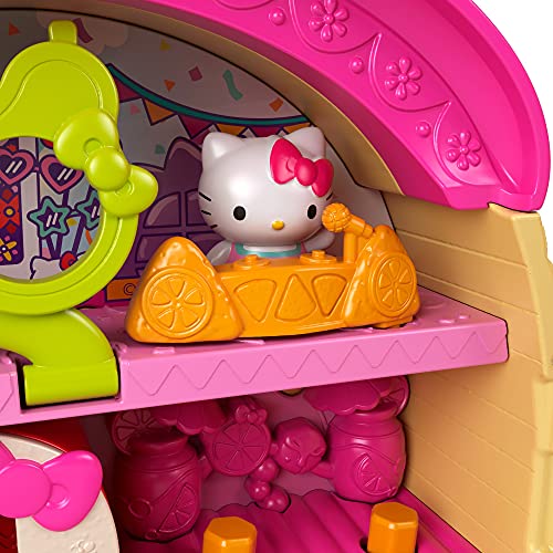 Hello Kitty Taco Party Compact Playset with 2 Sanrio Minis Figures, Stationery Notepad and Accessories - Image 3