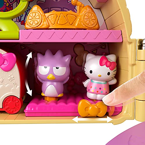 Hello Kitty Taco Party Compact Playset with 2 Sanrio Minis Figures, Stationery Notepad and Accessories - Image 5