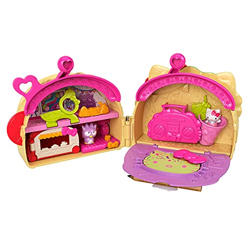 Hello Kitty Taco Party Compact Playset with 2 Sanrio Minis Figures, Stationery Notepad and Accessories - Image 6