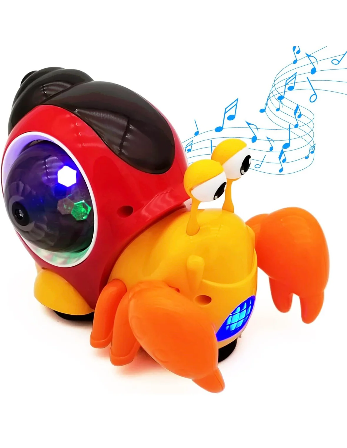 Interaction Electric Crab Toy Universal Shaking Head Crab With Music Light Projection - Image 2