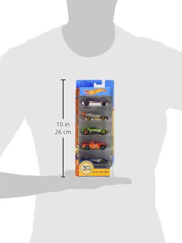 HOT WHEELS 50th Track Stars 5-pack, Car Styles May Vary - Image 9