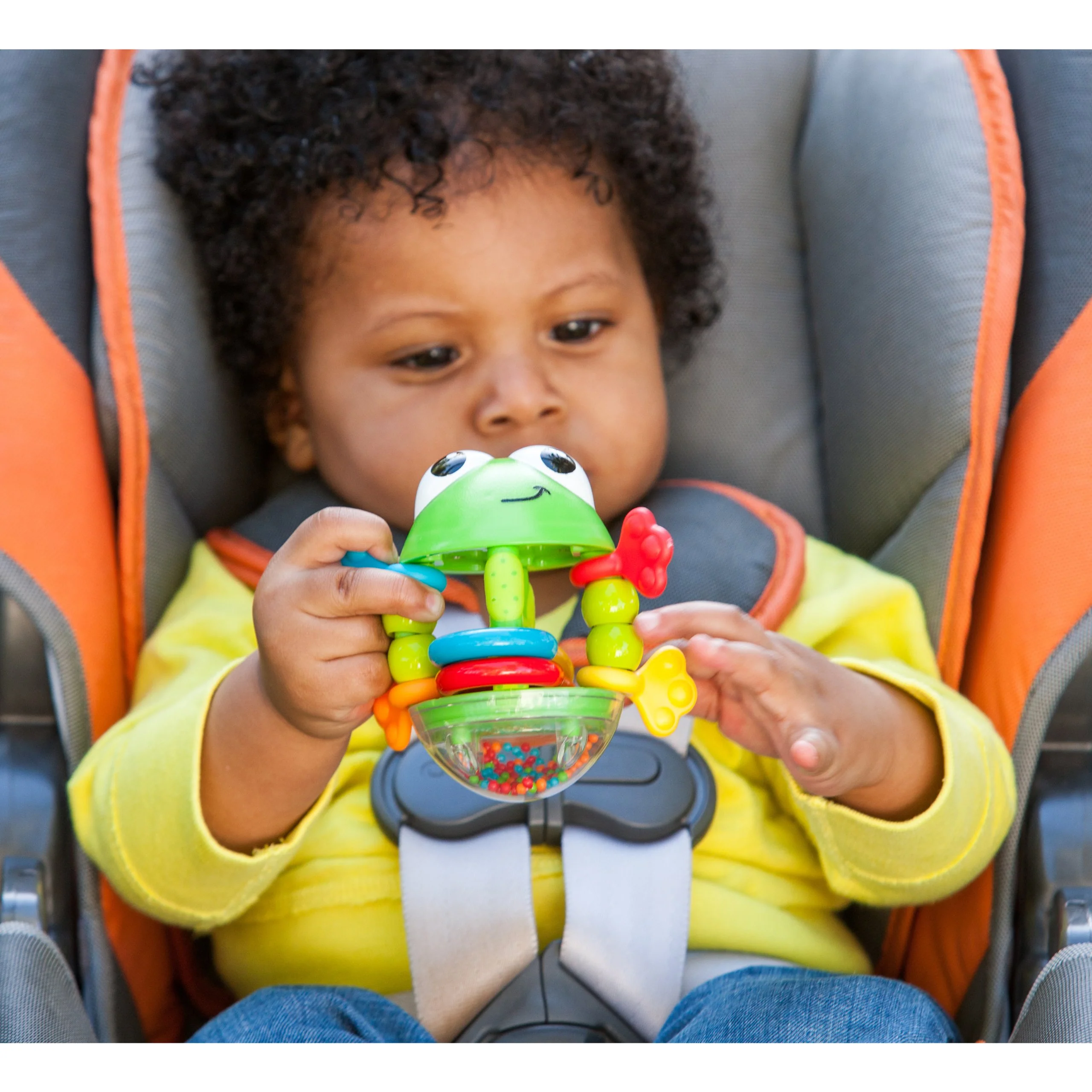 Baby Toy, Infantino Flip Flop Frog Rattle - Image 4