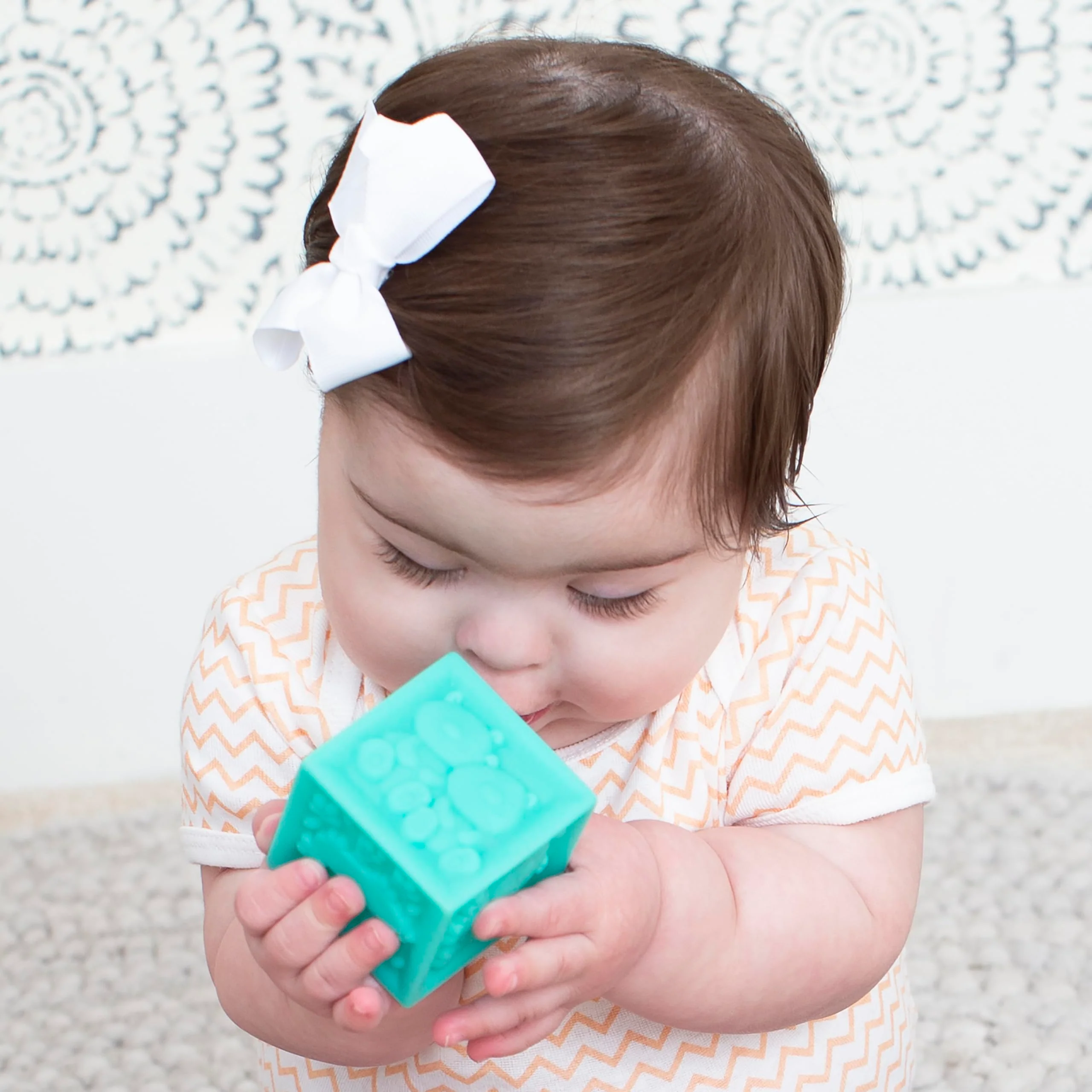 Baby Toy, Infantino Squeeze and Stack Block Set - Colorful Textured Soft Blocks, Includes Numbers, Animals and Shapes, Ages 6 Months + - Image 3