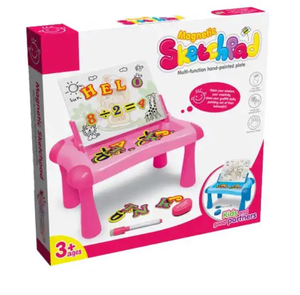 Kids Magnetic Sketchpad 2 in 1 Drawing and Writing Learning Table Toy - Image 3