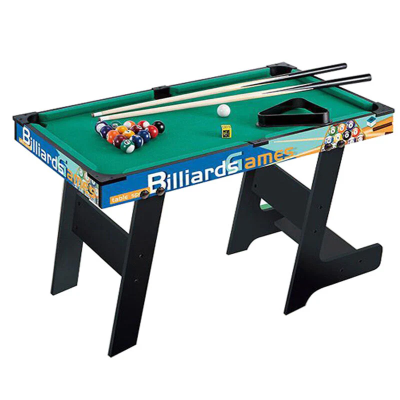 Kids Mini Pool Table Folding Billiard Game Set With Cues Balls Triangle Chalk, 36 Inch - Image 4