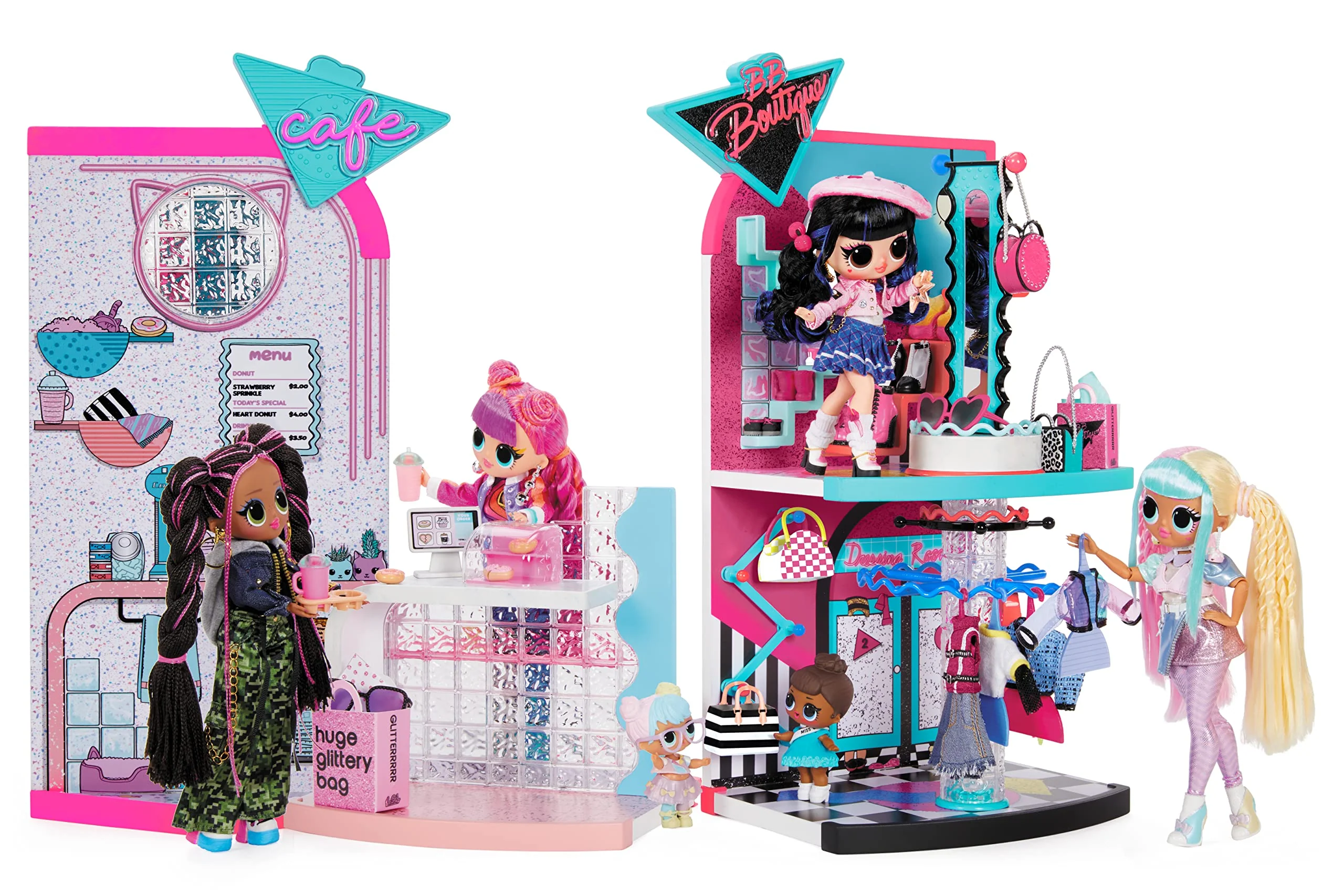 L.O.L. Surprise! Mall of Surprises with 50+ Surprises Including 2 Floors, Spinning Features, Cafe and Accessories, Holiday Toy, Great Gift for Kids Girls Boys Ages 4 5 6+ Years Old - Image 8