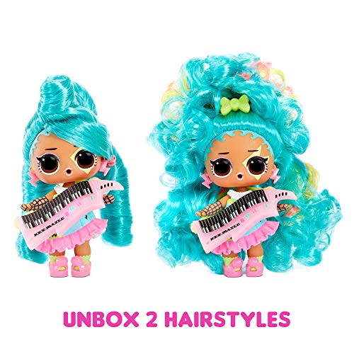 L.O.L. Surprise! Remix Hair Flip Dolls 15 Surprises with Hair Reveal & Music - Image 4