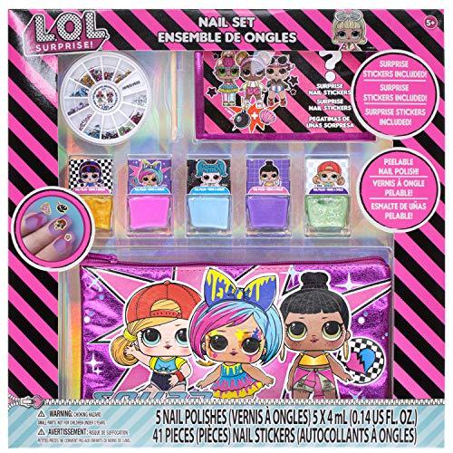 L.O.L Surprise! Townley Girl Peel- Off Nail Polish Activity Set for Girls