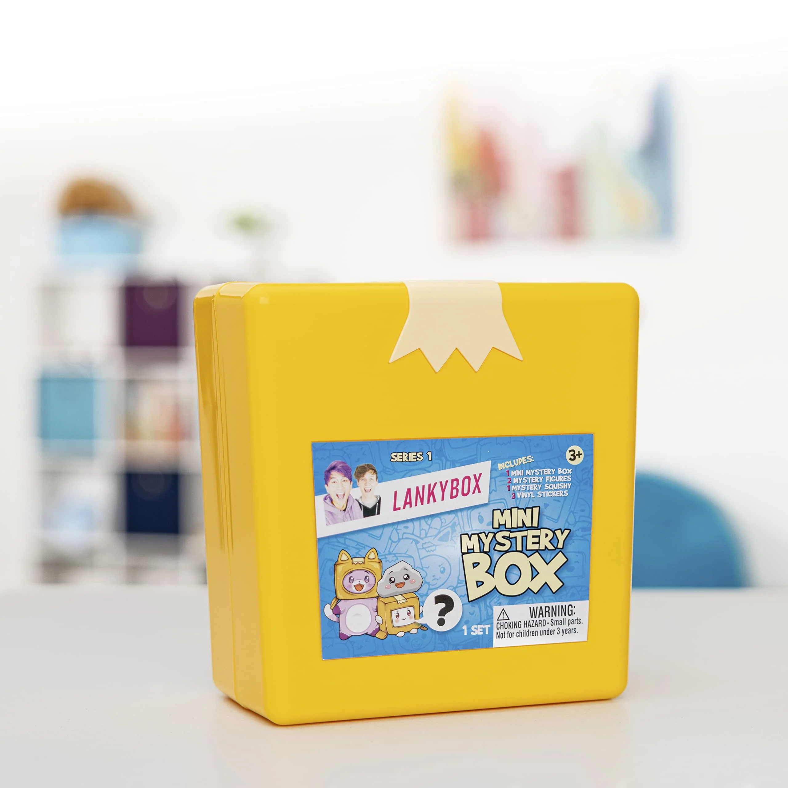 LankyBox Mini Mystery Box, for The Biggest Fans, 2 Mystery Figures, 1 Squishy Figure, a pop-it, and 3 Stickers - Image 4