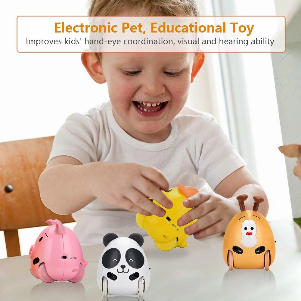 LC-Dolida Electronic Pet Baby Toy with Different Emotions Interactive Robot Dog Educational Toys - Image 4