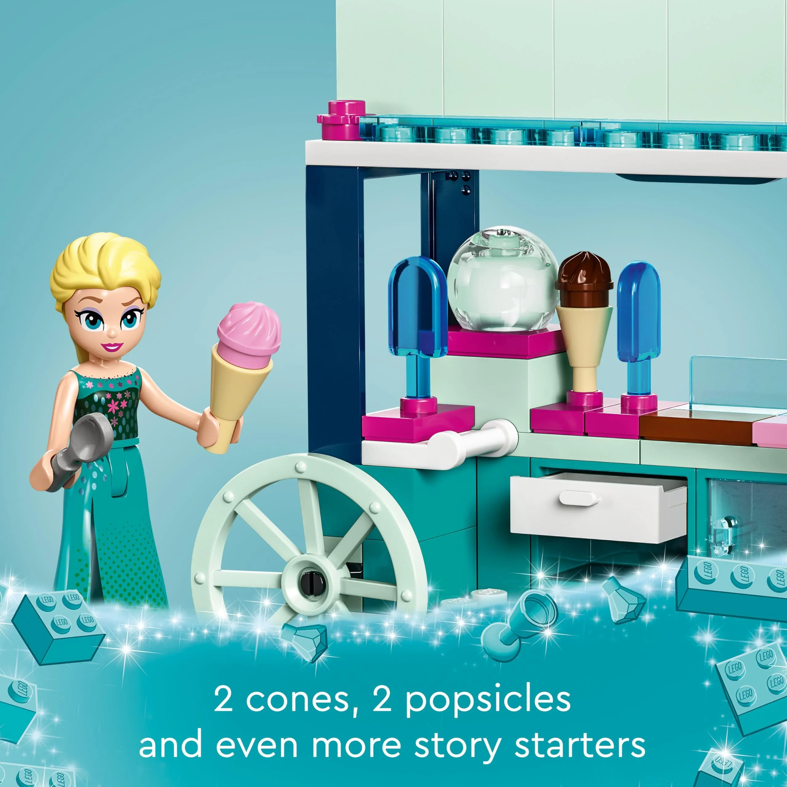 LEGO 43234 Disney Princess Elsas Eisstand, Eismaschine, Mini-Schneemann - Image 8