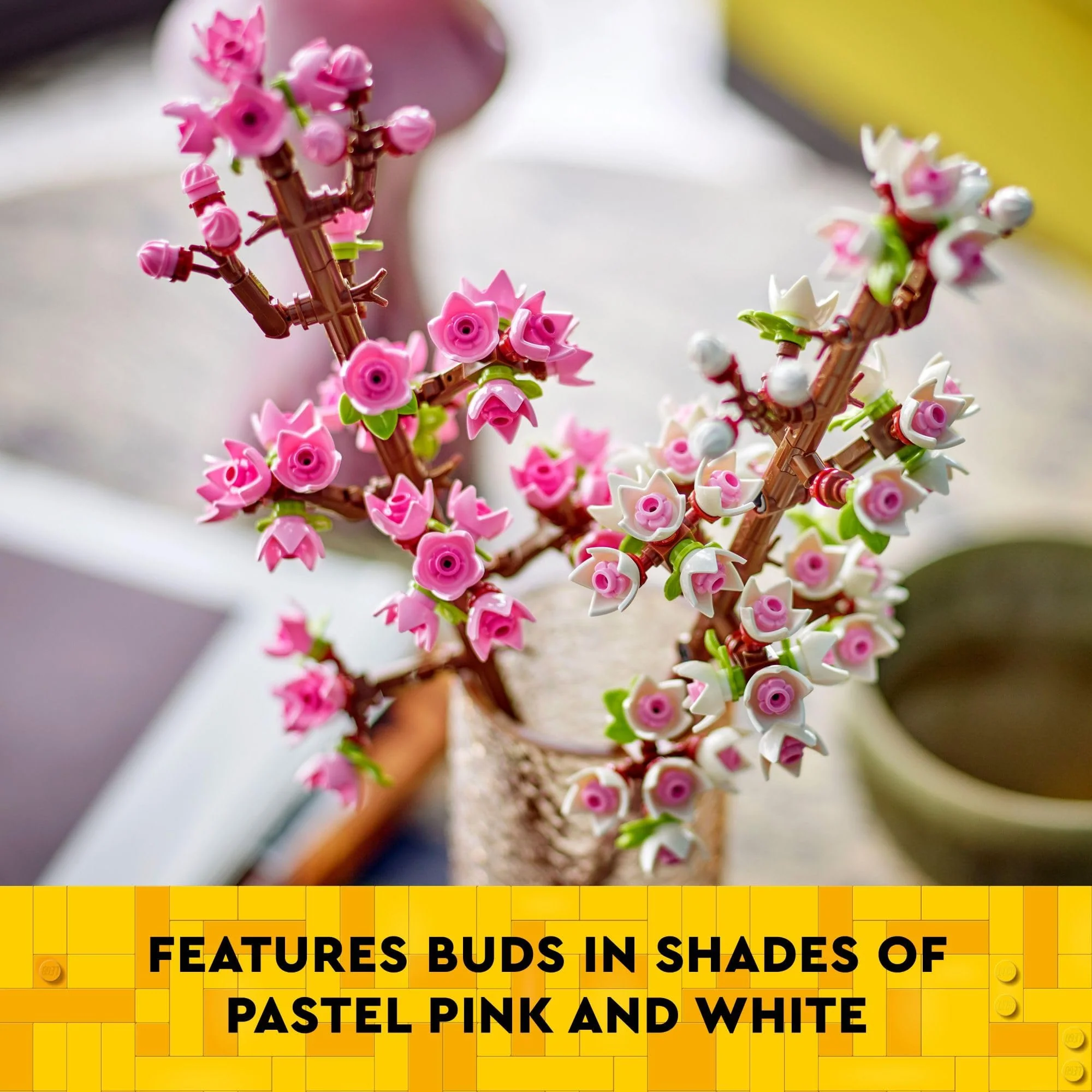 LEGO Cherry Blossom - Building Toy for Kids, Girls & Boys, Ages 8+ - Artificial Cherry Blossom Decor for Home & Display - Stocking Stuffer and Gift Idea for Christmas - 40725 - Image 4