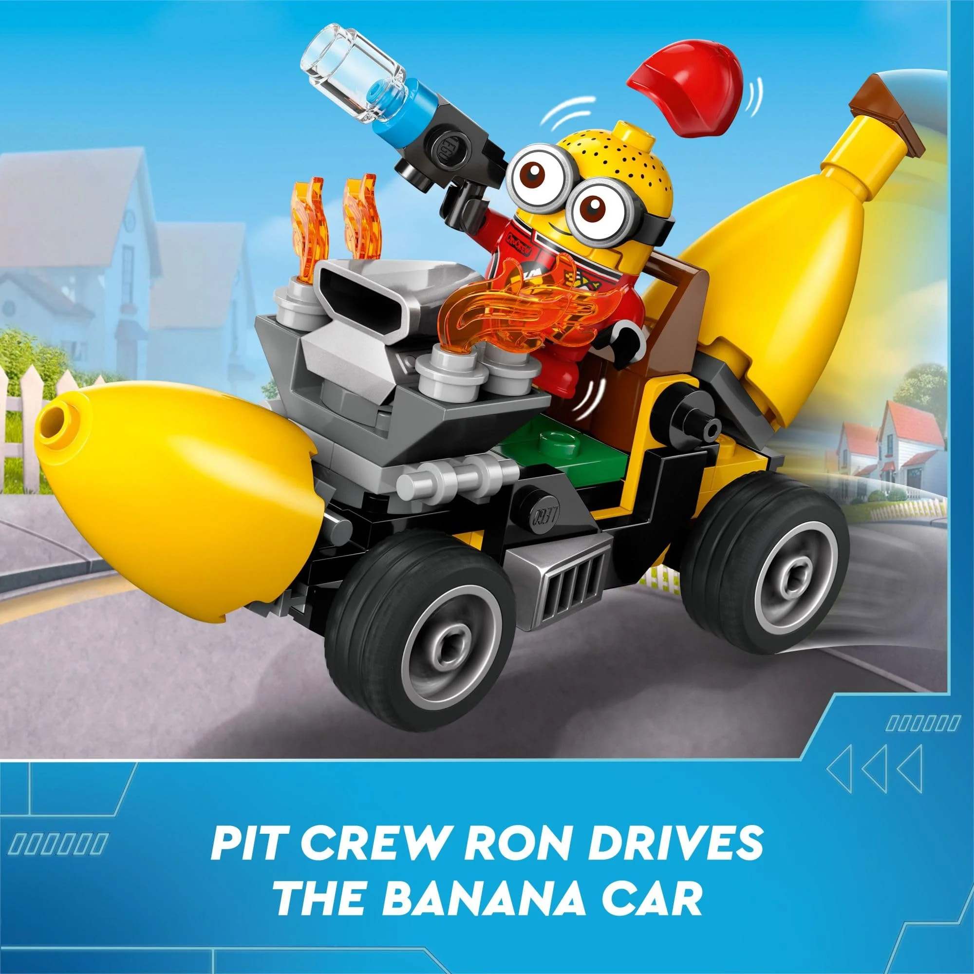 LEGO Despicable Me 4 Minions and Banana Car Toy Gift for Kids, Fun Illumination’s Despicable Me Toy Playset, Creative Building Minions Toy for Boys and Girls Aged 6 and Up, 75580 - Image 5