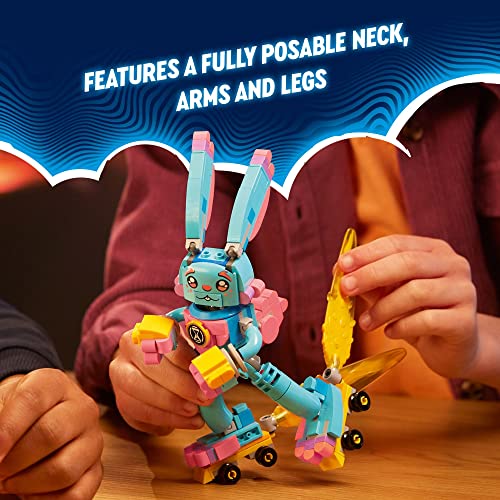 LEGO DREAMZzz Izzie and Bunchu The Bunny 71453 Building Toy Set, 2 Ways to Build Bunchu The Bunny, Includes Grimspawn and Izzie Minifigure, Gift for Kids Ages 7+ - Image 4