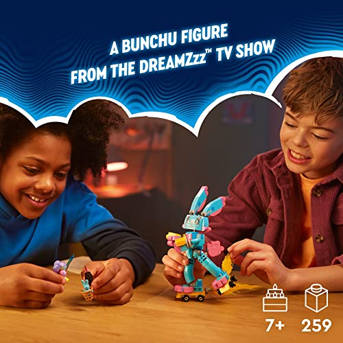LEGO DREAMZzz Izzie and Bunchu The Bunny 71453 Building Toy Set, 2 Ways to Build Bunchu The Bunny, Includes Grimspawn and Izzie Minifigure, Gift for Kids Ages 7+ - Image 6