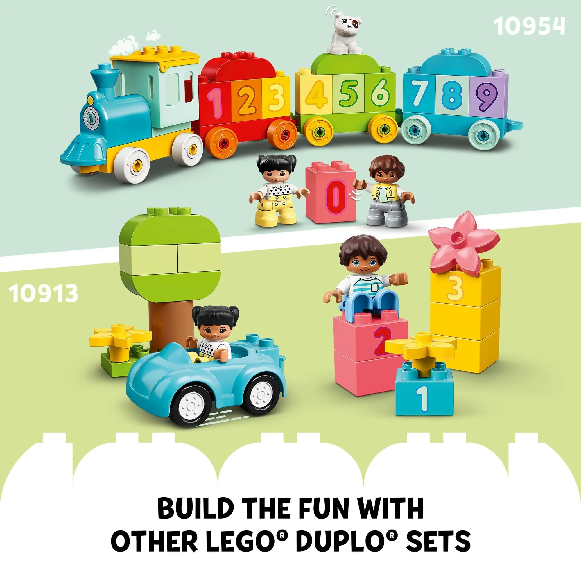 LEGO DUPLO Town Alphabet Truck Toy - Toddler Learning & Educational Toys for Preschool, Ages 2+ - Alphabet Blocks for Boys & Girls - Baby Gift Ideas for Birthdays - 10421 - Image 2