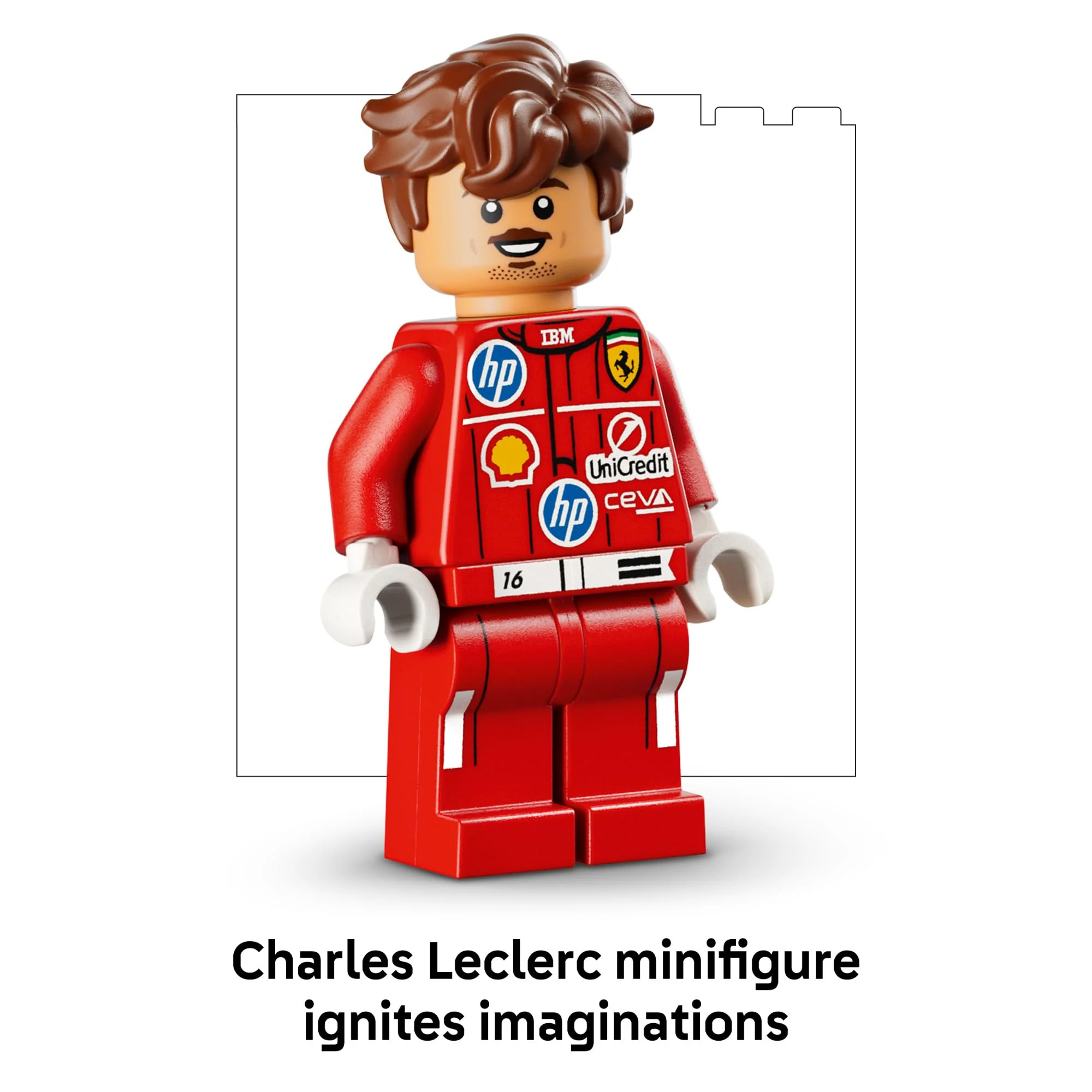 LEGO Editions Scuderia Ferrari HP Charles Leclerc Helmet - Building Set for Teens, Ages 14+ - Collectible F1 Display - Bedroom or Home Office Decor - Gift for Formula 1 Fans - 43014 - Image 6