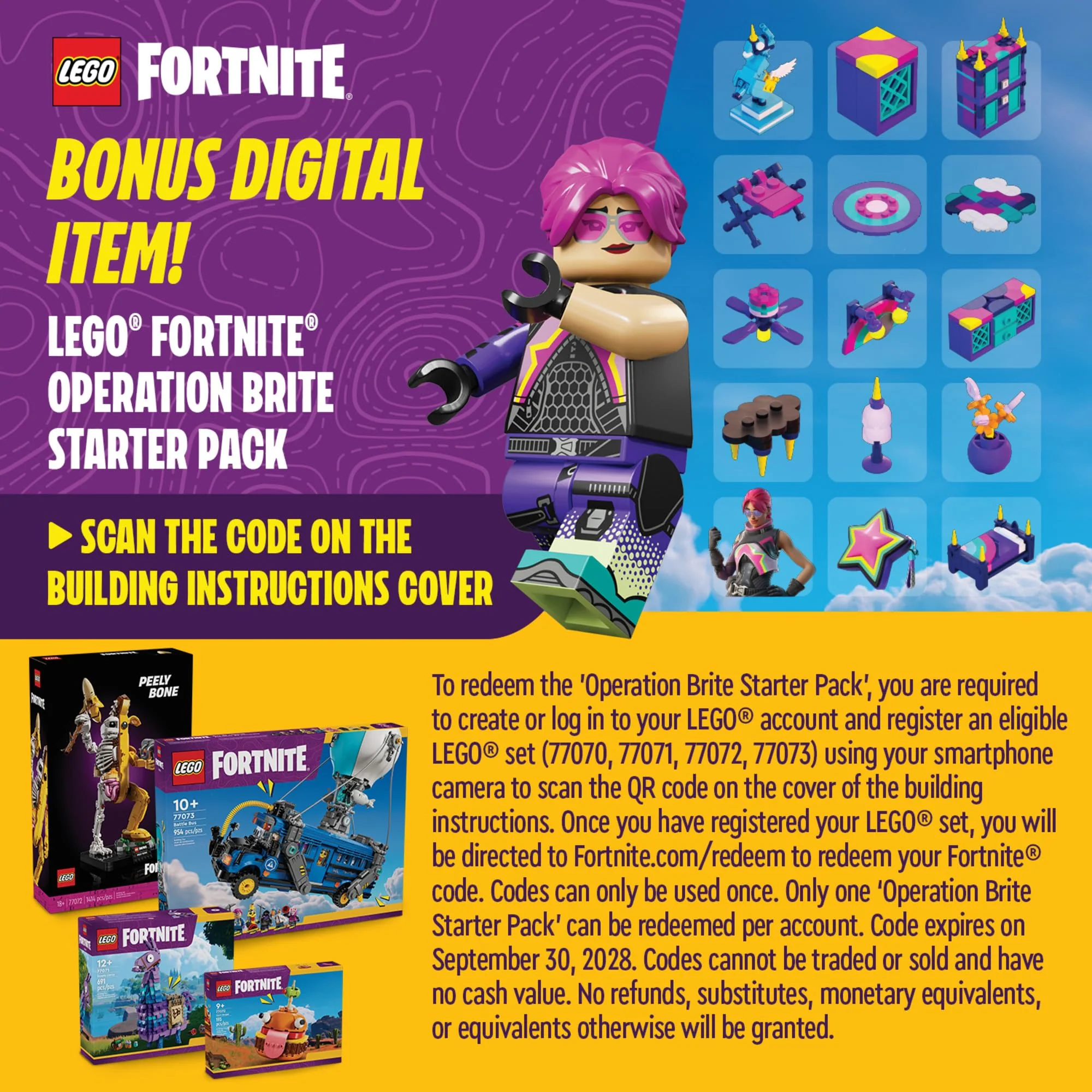 LEGO Fortnite Battle Bus Building Toy - Collectible Fortnite Toy for Kids, Boys & Girls, Ages 10+ - Pretend Play Set with 9 Minifigures from Video Game - Gift for Christmas - Image 7