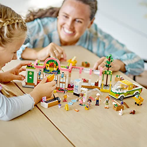 LEGO Friends Organic Grocery Store , Supermarket Toy Shop for Girls and Boys 8 Plus Years Old, Playset with Truck & 4 Mini-Dolls - Image 3