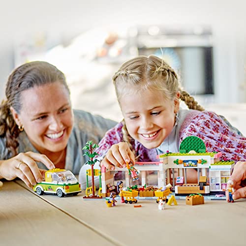 LEGO Friends Organic Grocery Store , Supermarket Toy Shop for Girls and Boys 8 Plus Years Old, Playset with Truck & 4 Mini-Dolls - Image 5
