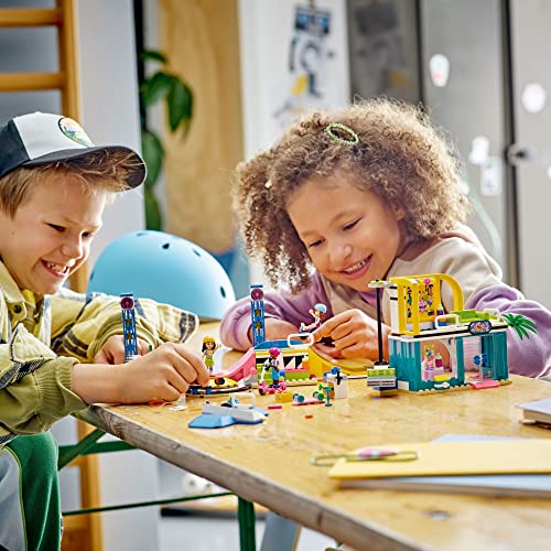 LEGO Friends Skate Park , Skateboard Toys for Girls and Boys , Mini-Doll Playset with Toy Scooter and Wheelchair - Image 5