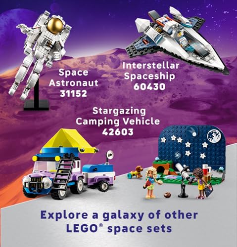 LEGO Friends Stargazing Camping Vehicle Adventure Toy, Includes 2 Mini-Dolls, Camping Trailer, Telescope Toy, and a Dog Figure, Science Toy Gift Idea for Girls, Boys and Kids Ages 7 and Up, 42603 - Image 2