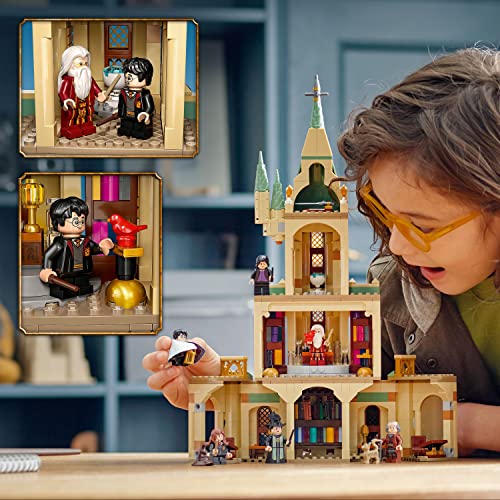 LEGO Harry Potter Hogwarts: Dumbledore’s Office 76402 Building Toy Set for Kids, Girls, and Boys Ages 8+; Features Hermione, Dumbledore, Snape, Filch and Madam Pince (654 Pieces) - Image 5
