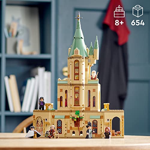 LEGO Harry Potter Hogwarts: Dumbledore’s Office 76402 Building Toy Set for Kids, Girls, and Boys Ages 8+; Features Hermione, Dumbledore, Snape, Filch and Madam Pince (654 Pieces) - Image 6