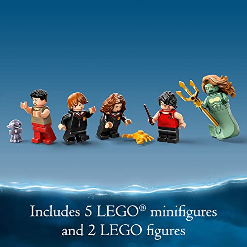 LEGO Harry Potter Triwizard Tournament: The Black Lake , Goblet of Fire Building Toy Playset for Kids, Boys & Girls with Boat Model and 5 Minifigures - Image 2