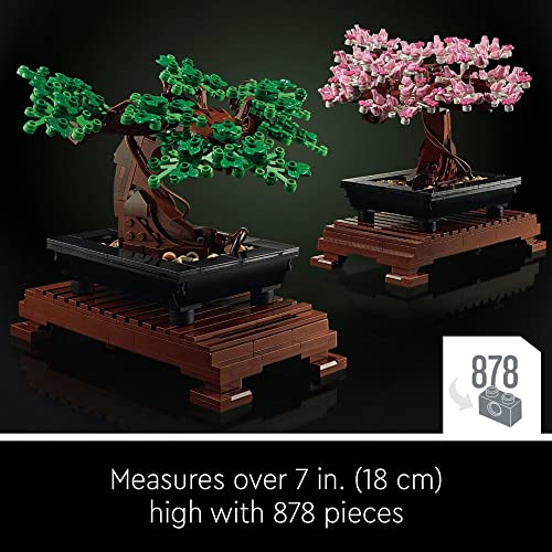 LEGO Icons Bonsai Tree Building Set for Adults, Plants Home Décor, DIY Projects - Image 4