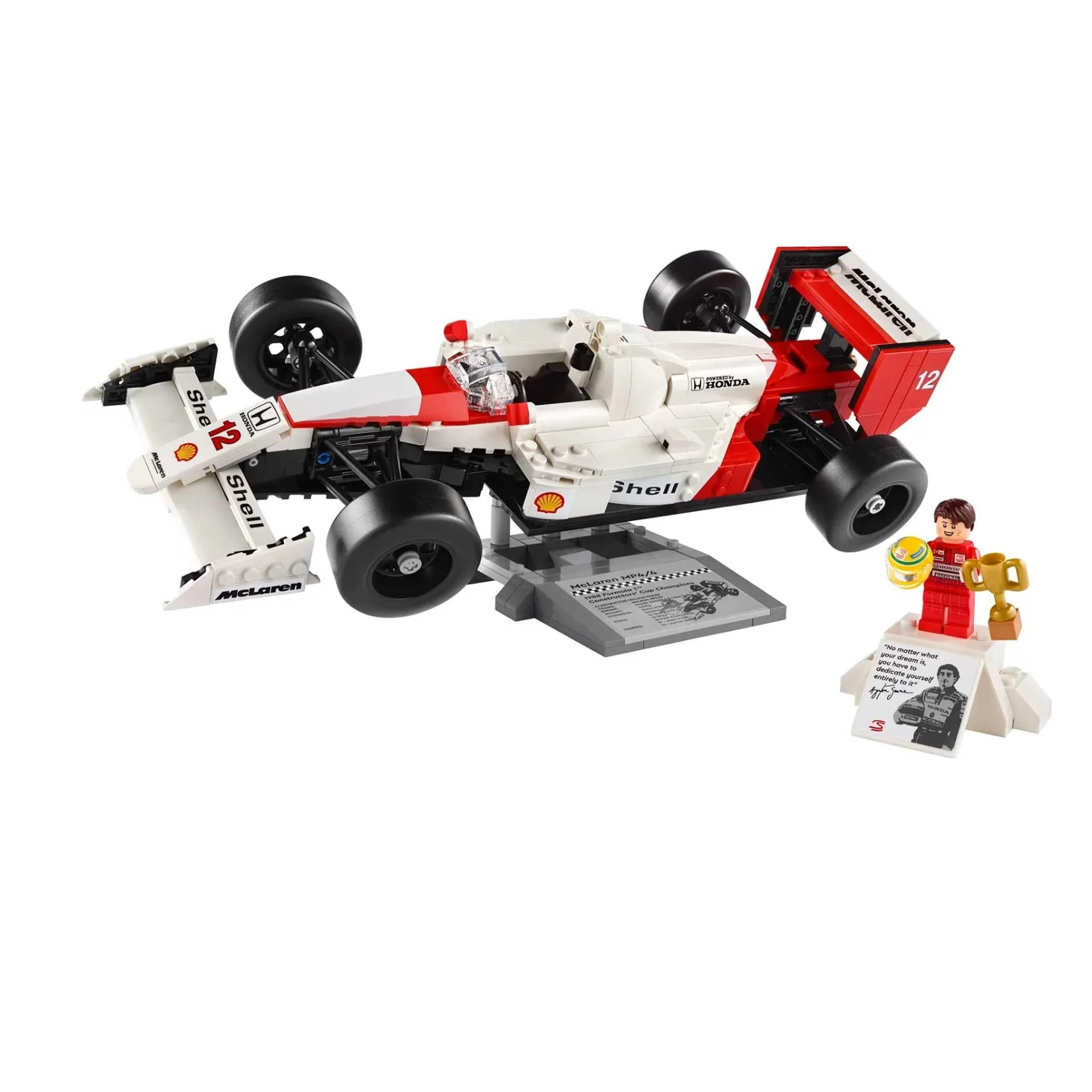 Lego Icons McLaren MP4/4 and Ayrton Senna Set 10330 - Image 2