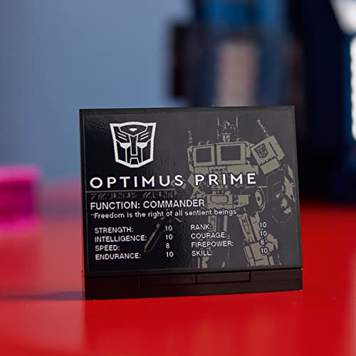 LEGO Icons Optimus Prime 10302 Transformers Figure Set, Collectible Transforming 2in1 Robot and Truck Model Building Kit for Adults - Image 3