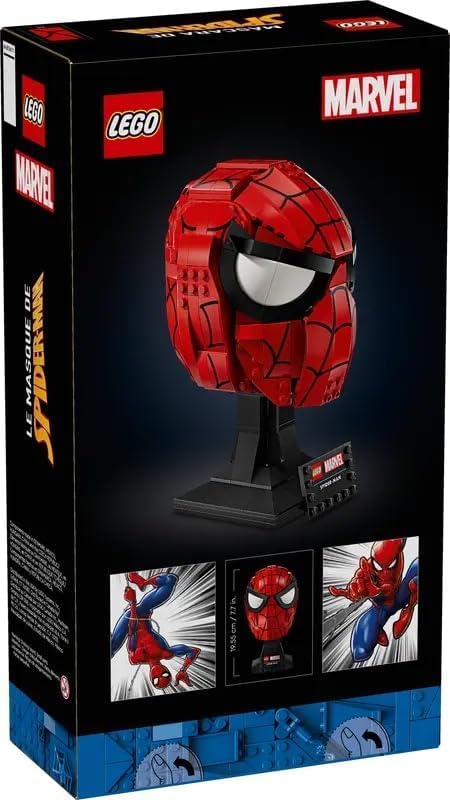 LEGO Marvel 76285 - Spider-Man's Mask, Red - Image 4