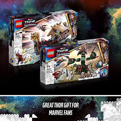 LEGO Marvel Attack on New Asgard 76207 Building Kit; Thor Construction Toy with 2 Minifigures for Kids Aged 7+ (159 Pieces) - Image 2