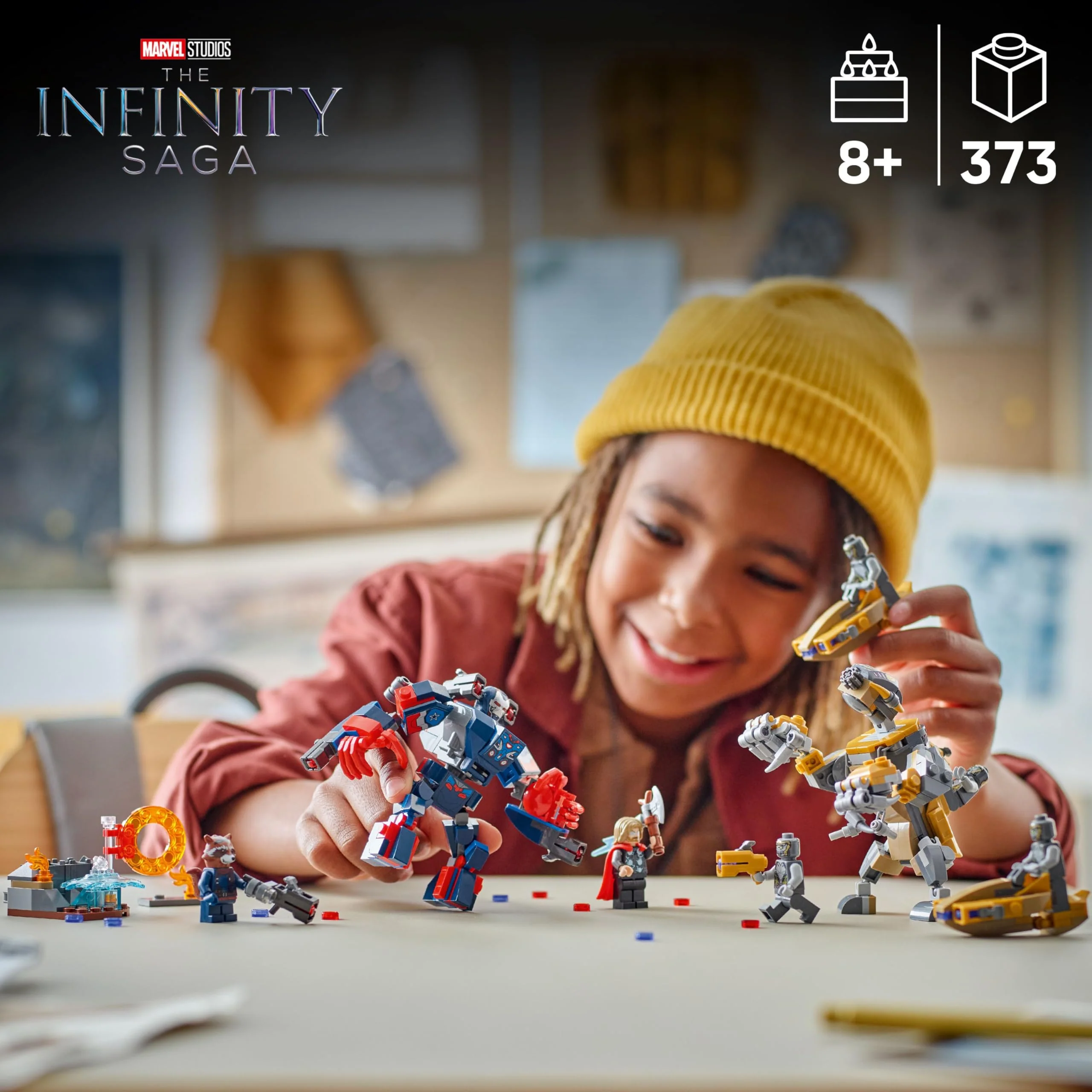 LEGO Marvel Avengers: Endgame Thor vs. Chitauri Building Toy - Pretend Playset W/ 7 Toy Minifigures for Boys & Girls, Ages 8+ - Super Hero Building Blocks for Kids - Gift Idea for Birthdays - 76322 - Image 6