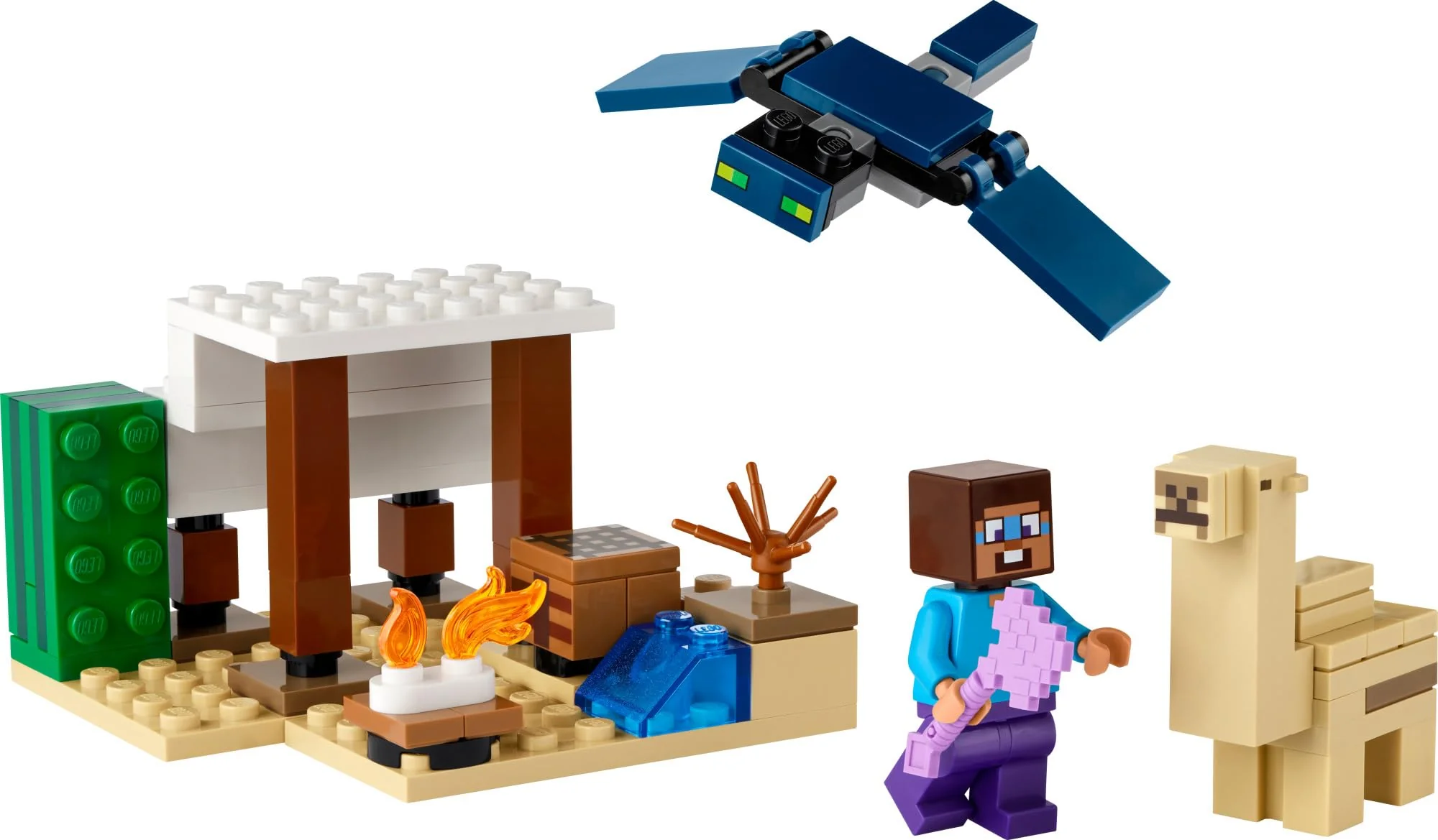 LEGO Minecraft Steve's Desert Expedition Building Toy, Biome with Minecraft House and Action Figures, Minecraft Gift for Independent Play, Gaming Playset for Boys, Girls and Kids Ages 6 and Up, 21251 - Image 3