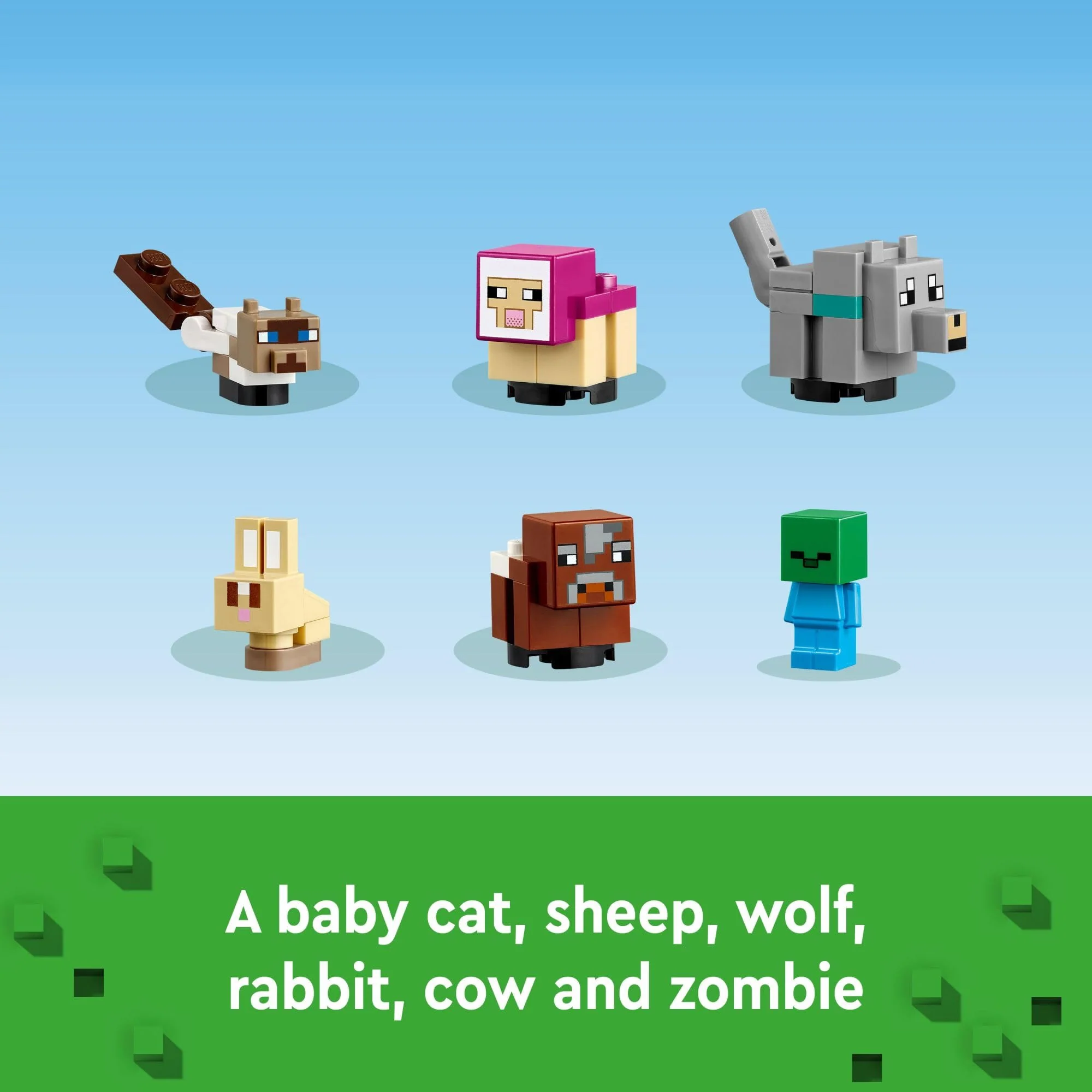 LEGO Minecraft The Animal Sanctuary Building Set, Gaming Toy for Girls and Boys Ages 7 and Up, Gift for Gamers and Kids, Brick Model of The Plains Biome with Popular Minecraft Figures, 21253 - Image 5