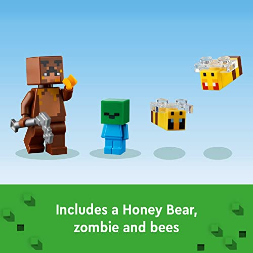 LEGO Minecraft The Bee Cottage Building Toy Set for Kids - Image 2