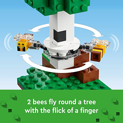 LEGO Minecraft The Bee Cottage Building Toy Set for Kids - Image 4