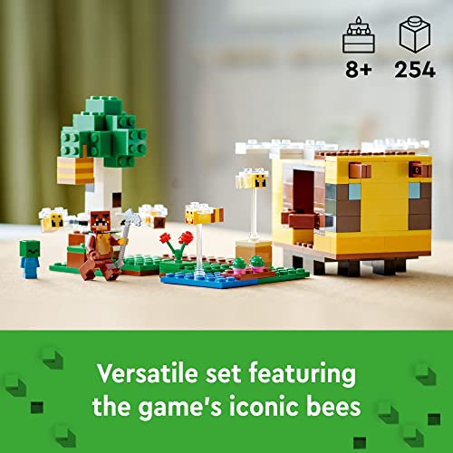 LEGO Minecraft The Bee Cottage Building Toy Set for Kids - Image 6