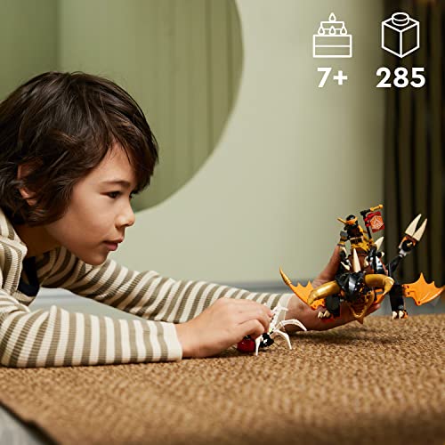 LEGO NINJAGO Cole’s Earth Dragon EVO 71782, Upgradable Action Toy Figure for Boys and Girls with Battle Scorpion Creature and 2 Minifigures, 2023 Playset - Image 3