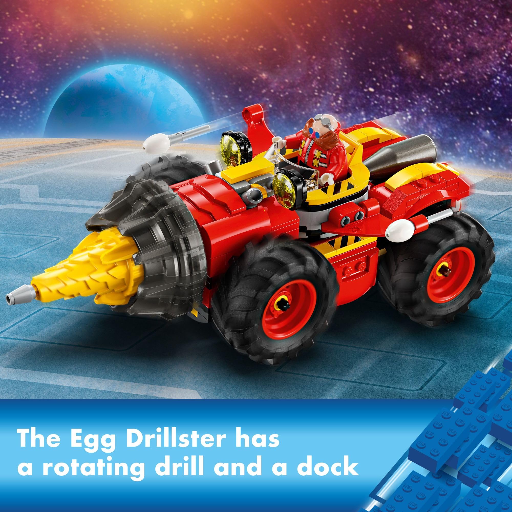 LEGO Sonic The Hedgehog: Super Sonic vs. Egg Drillster Gaming Toy with Shadow and Dr. Eggman, Super Sonic Toy Building Set for Boys and Girls Ages 8 and Up, 76999 - Image 5